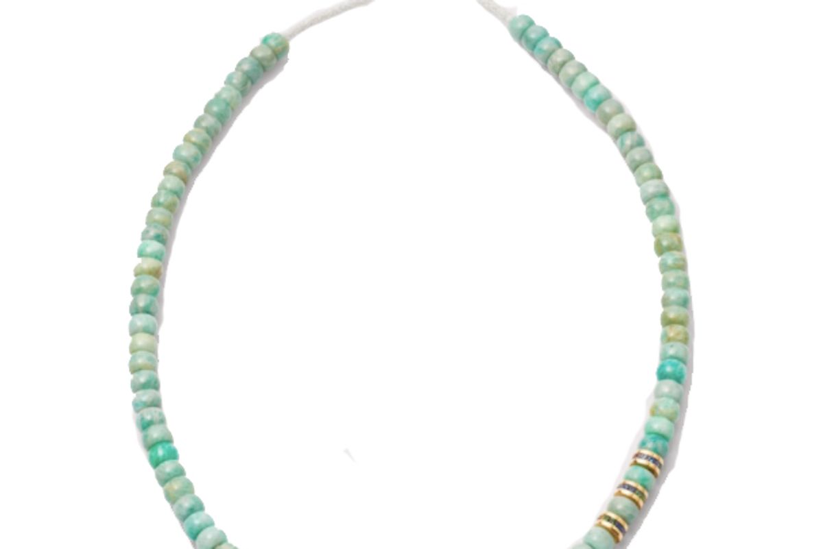 carolina bucci forte beads necklace with precious beads