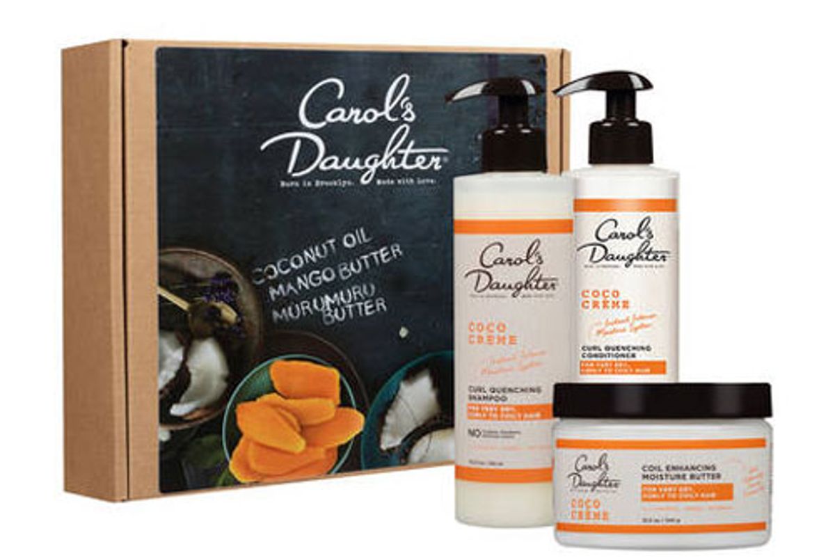 carols daughter coco creme shampoo conditioner and coil butter gift set