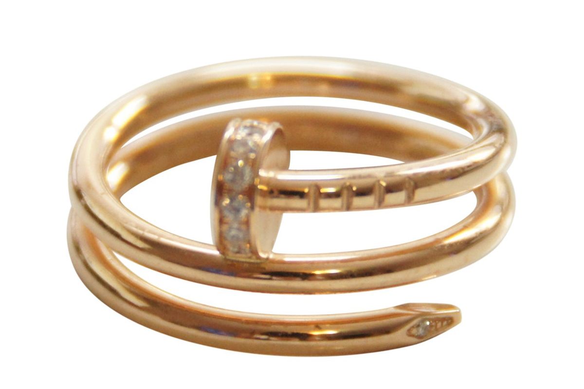 cartier juste un clou yellow gold ring