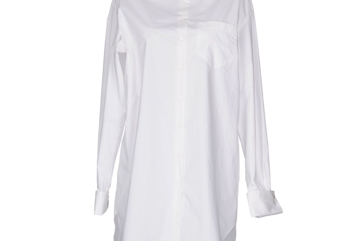 carven white button down shirt