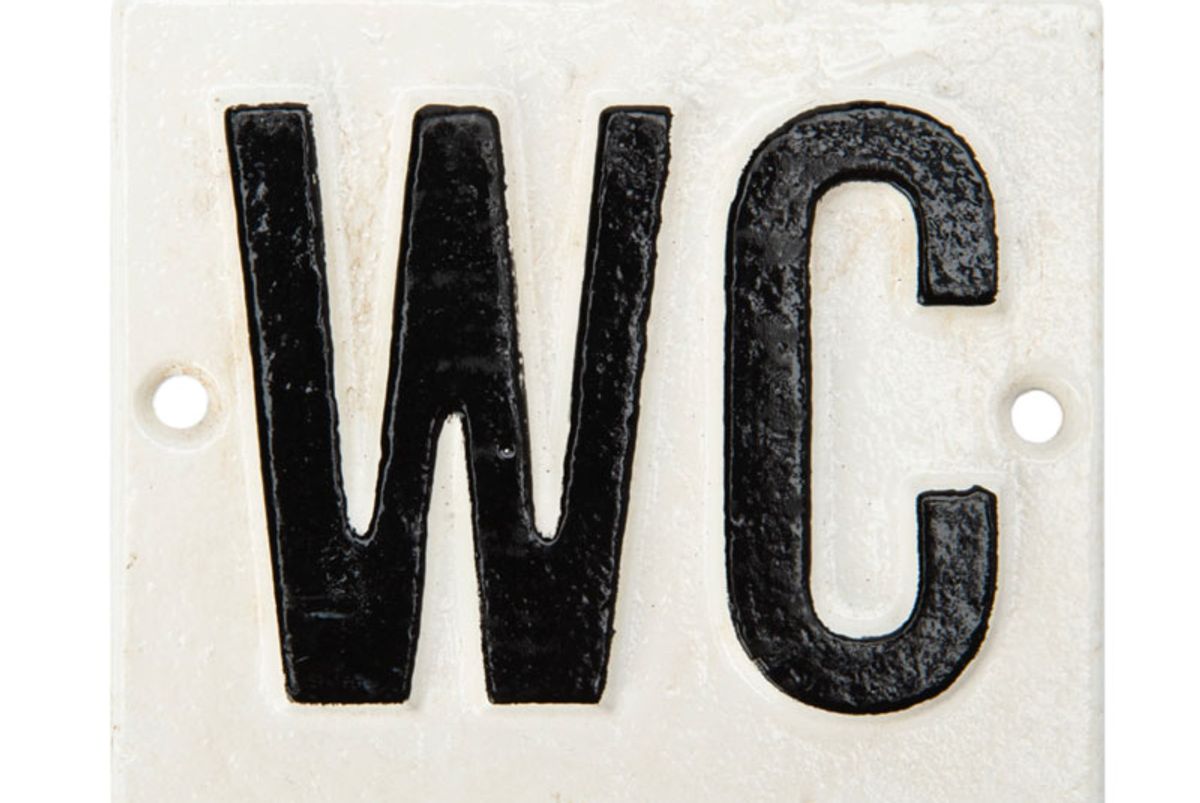 Cast Iron Sign