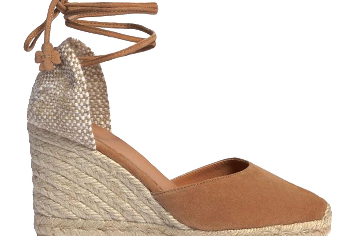 castner carina 80 suede wedge espadrilles