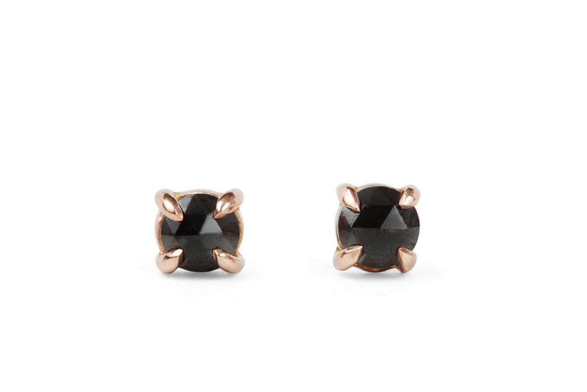 Maleficent Black Diamond Studs