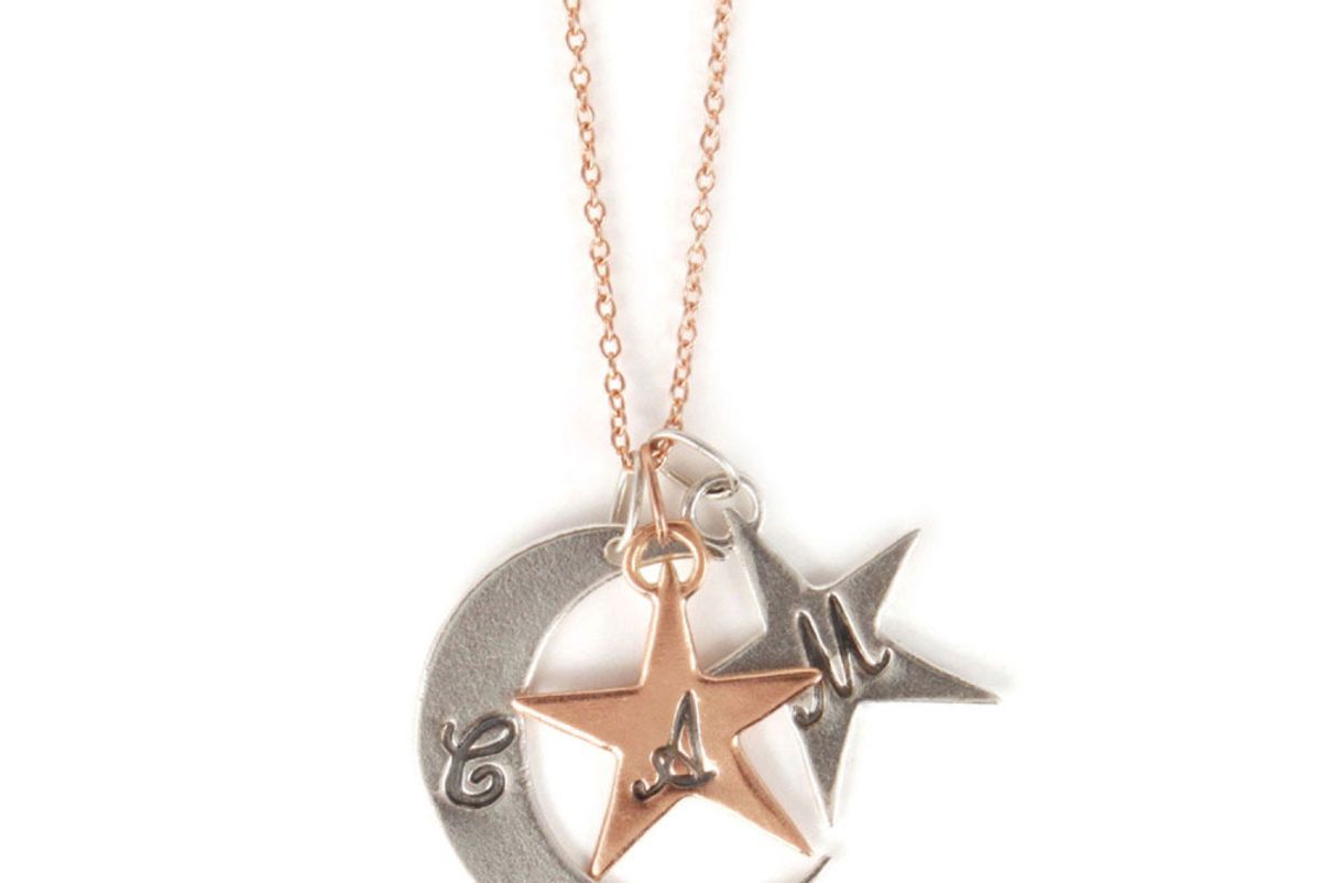 You Are My Moon and Stars Stackable Necklace