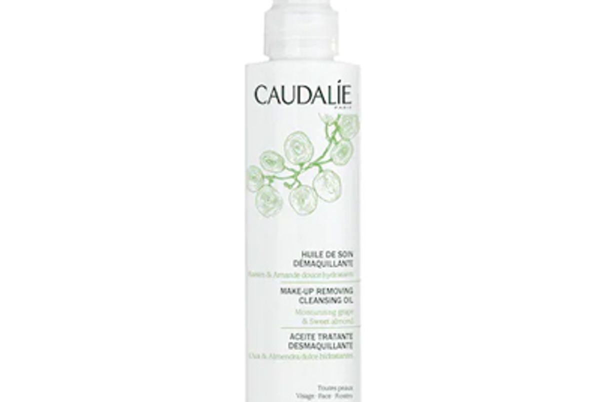 caudalie make up removing cleansing oil