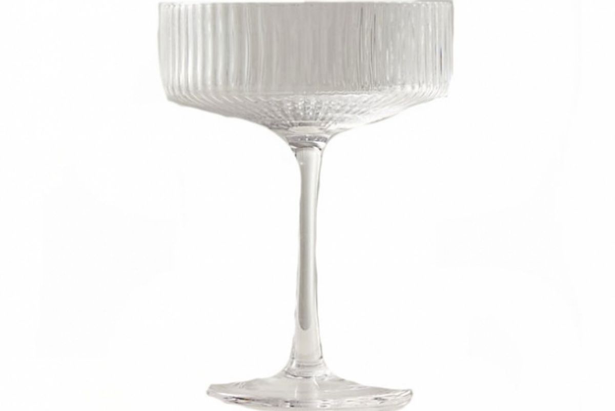 cb2 eve coupe cocktail glass