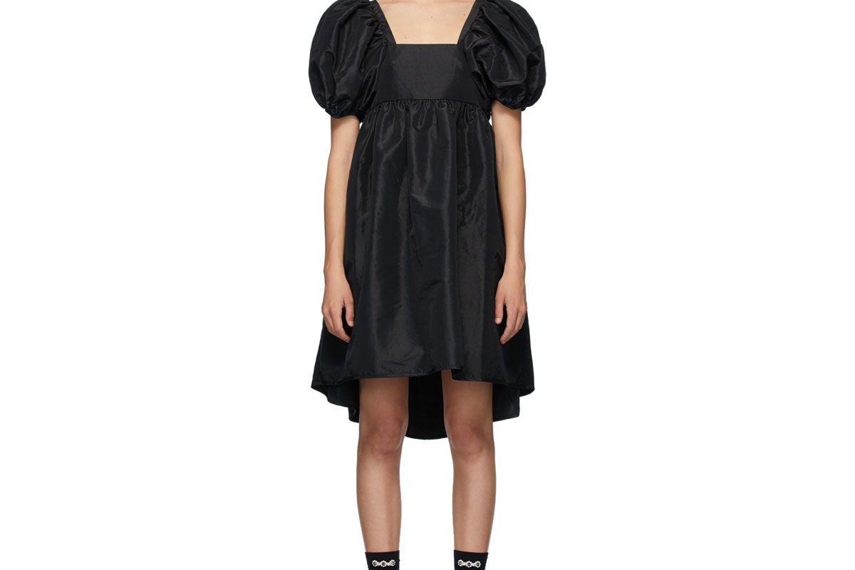 cecilie bahnsen black tilde dress