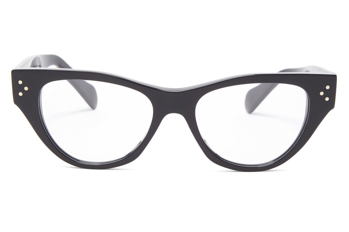 celine eyewear cat eye acetate glasses