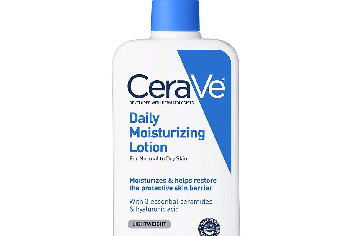 cerave daily moisturizing lotion 12 ounce face and body lotion for dry skin with hyaluronic acid fragrance free