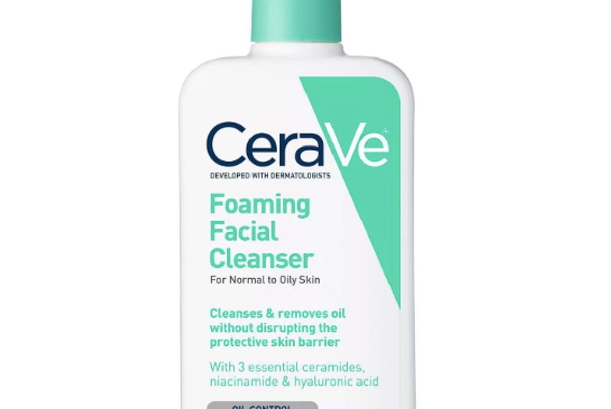 cerva foaming facial cleanser