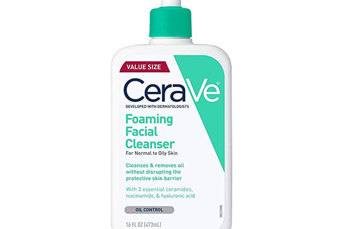 cerve foaming facial cleanser