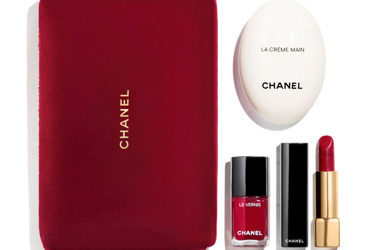 chanel beauty beauty to go lip and nails set