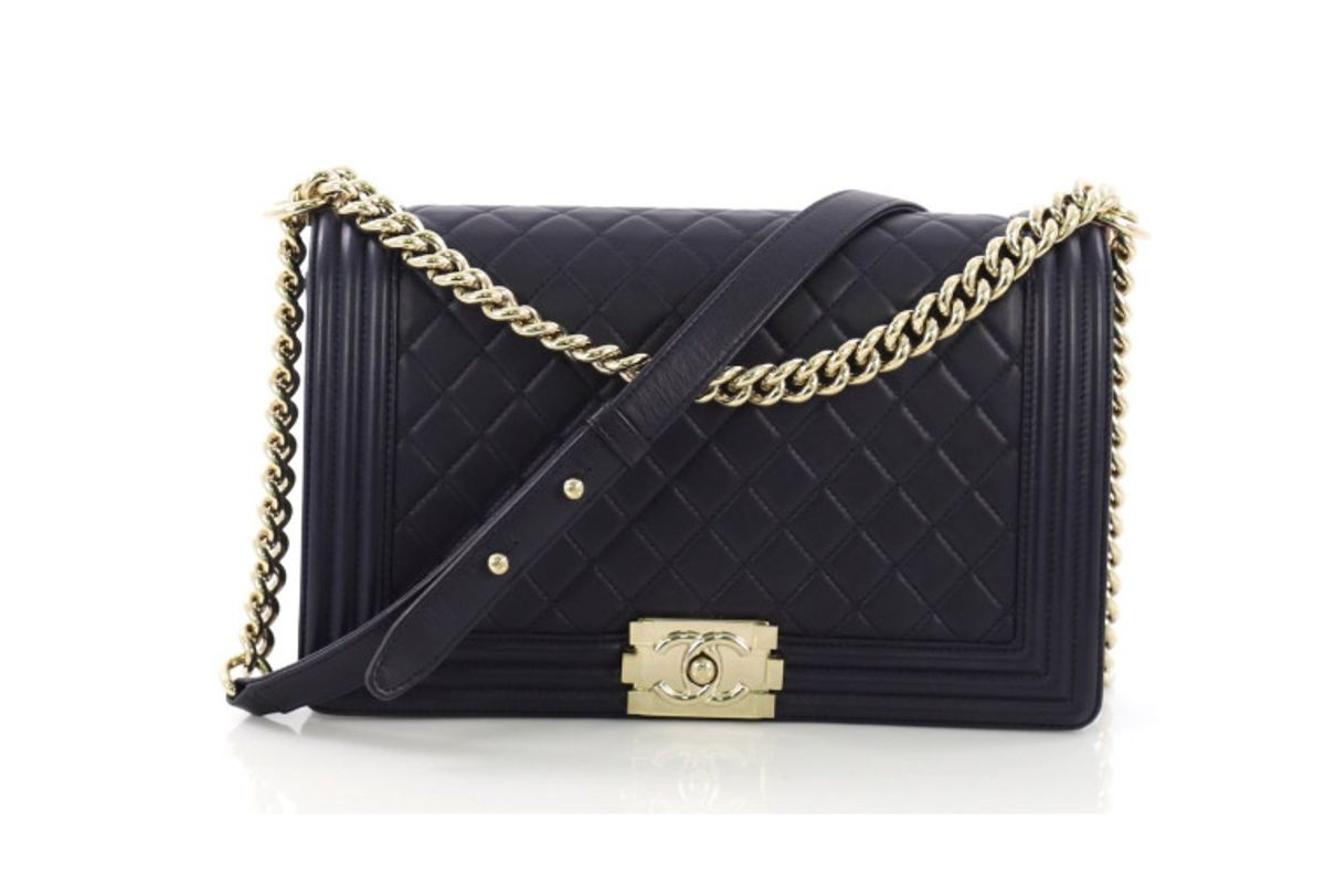 chanel boy flap bag quilted lambskin new medium