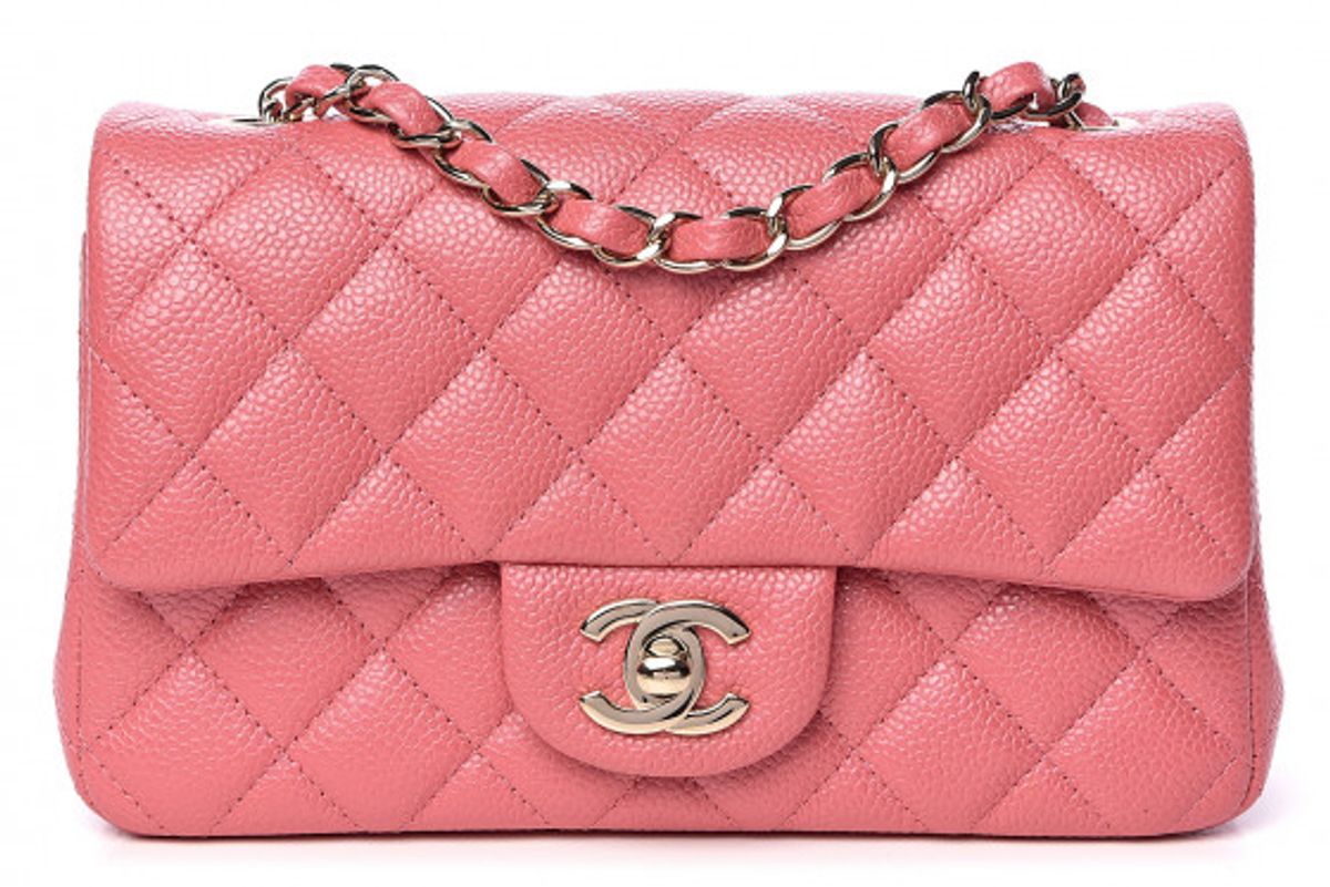 chanel caviar quilted mini rectangular flap bag