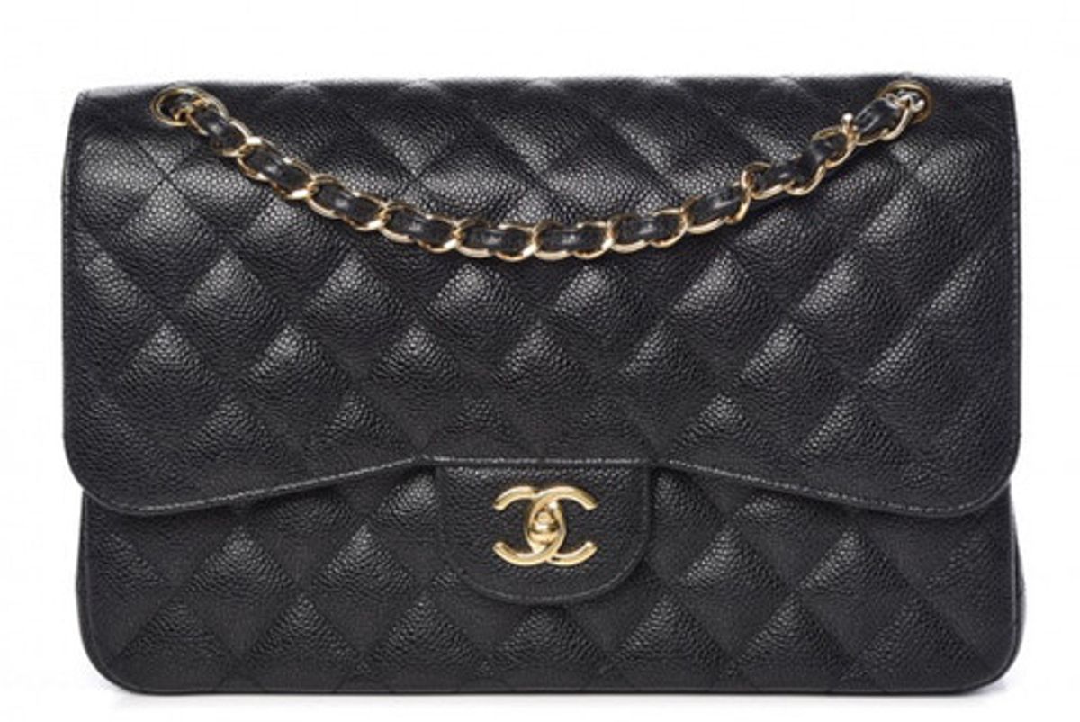 chanel classic double flap quilted jumbo