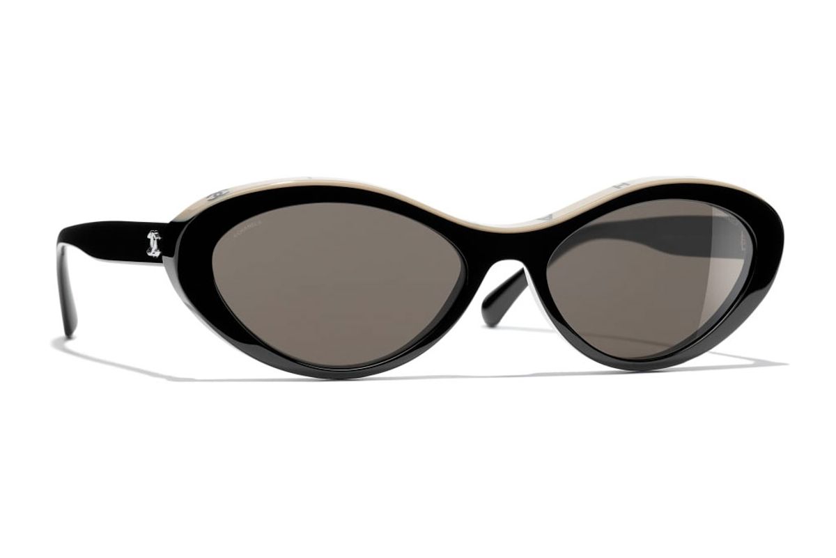 chanel oval sunglasses