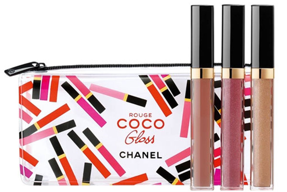 chanel rouge coco gloss trio set