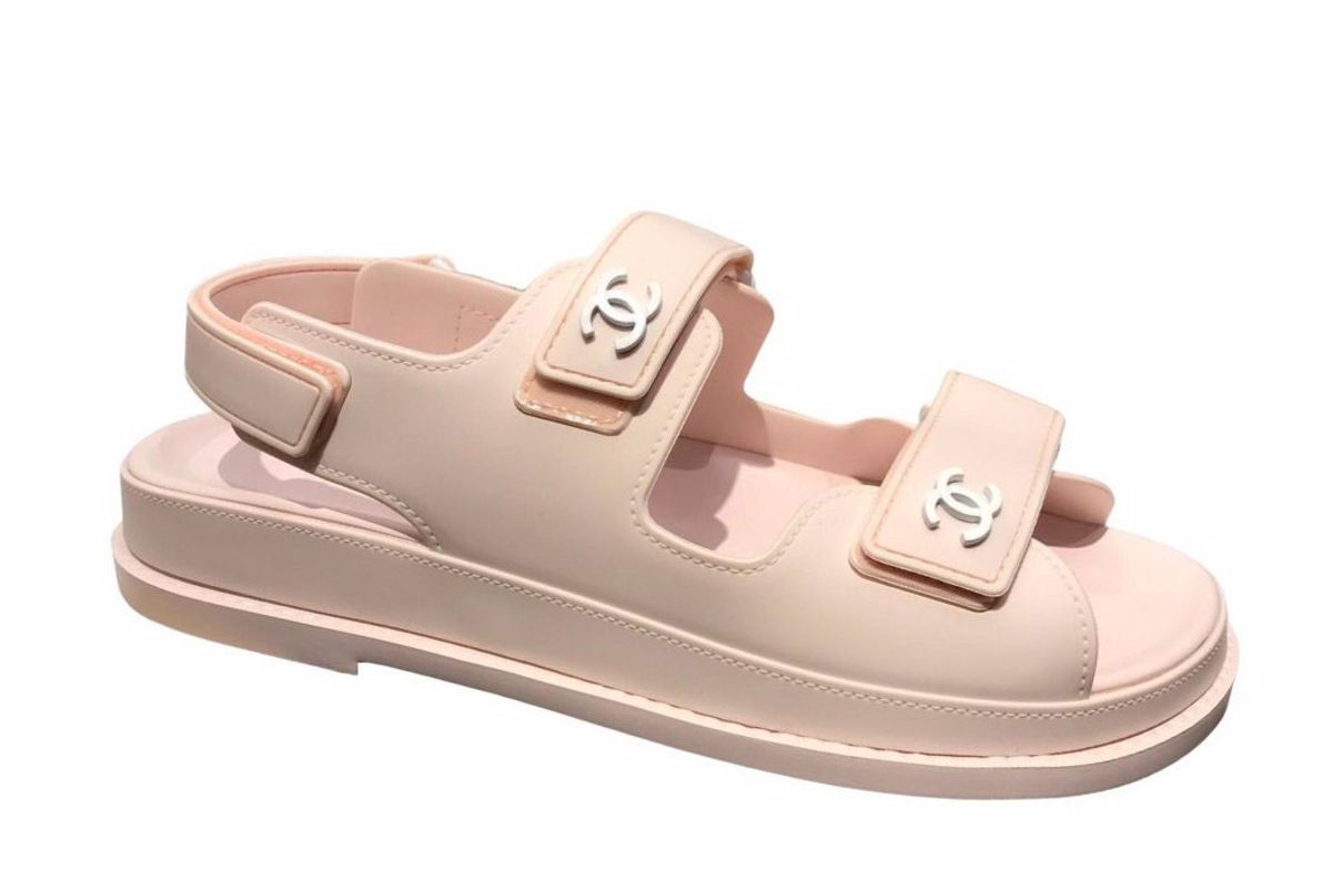 chanel rubber sandals