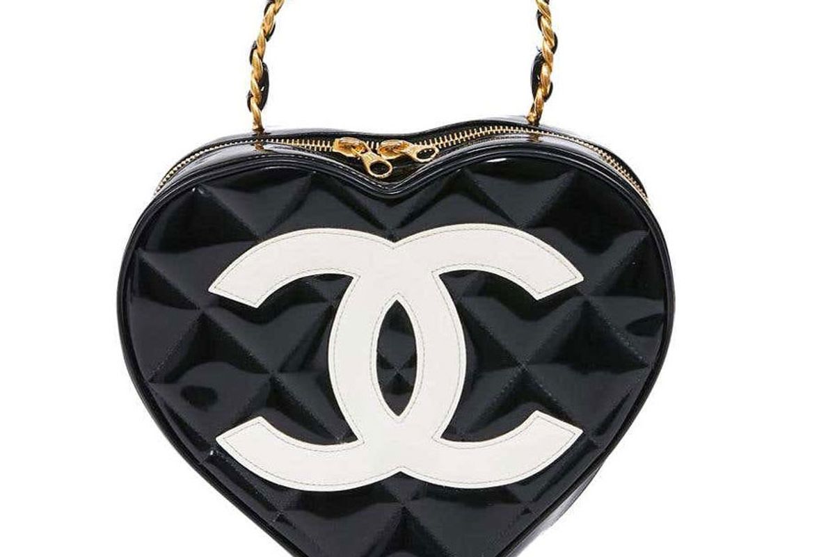 chanel vintage heart bag