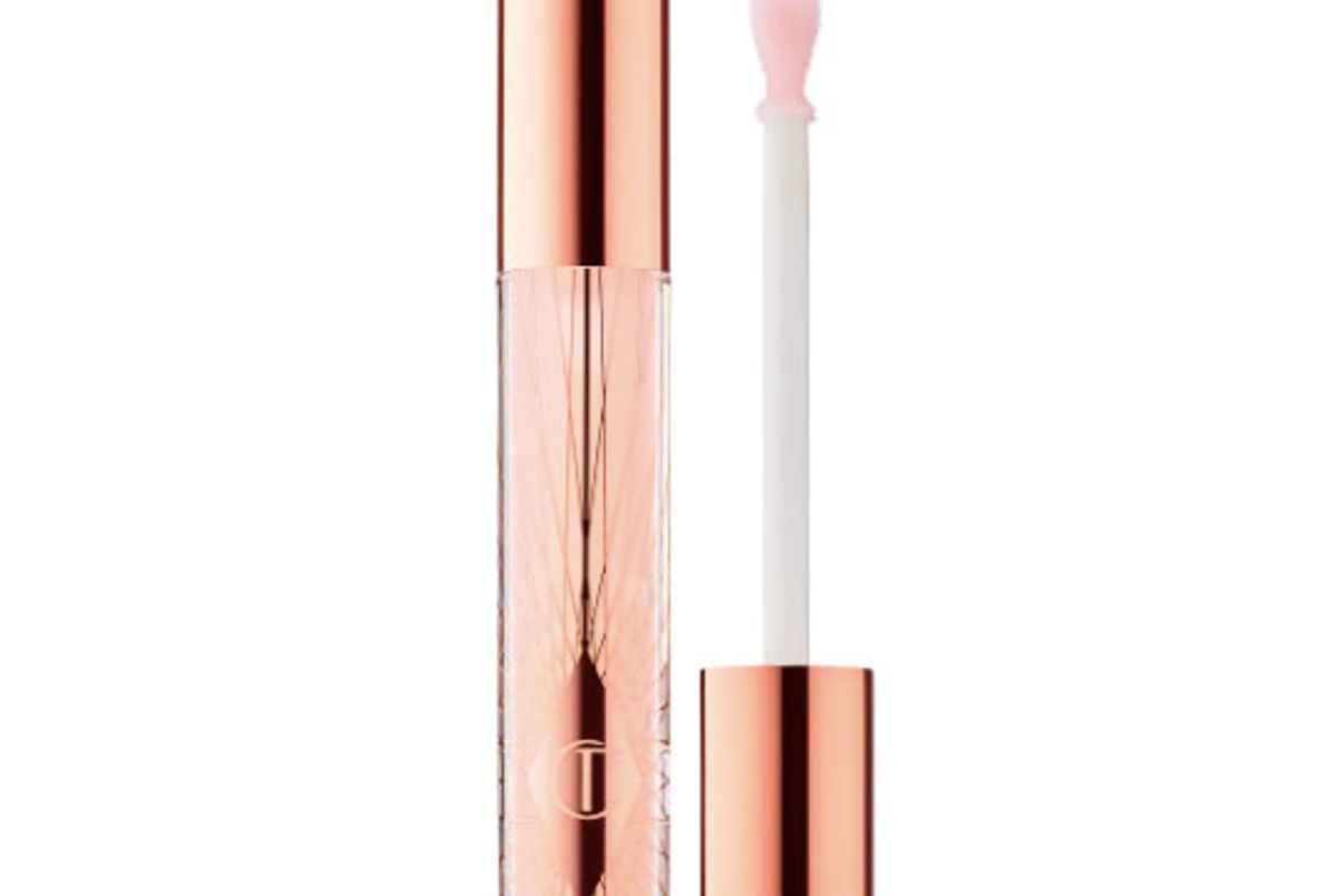 charlotte tilbury collagen plumping lipgloss peachy plump