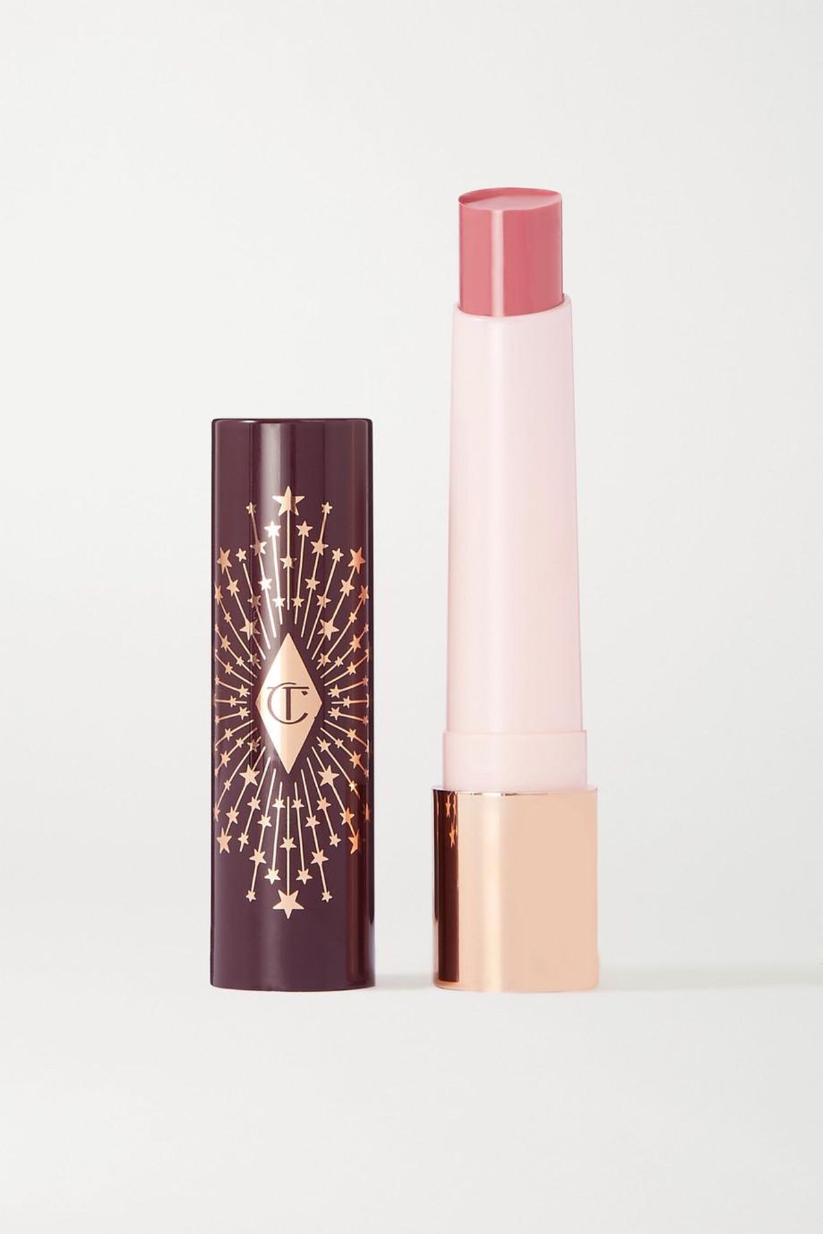 charlotte tilbury hyaluronic happikiss lipstick balm in happipeach