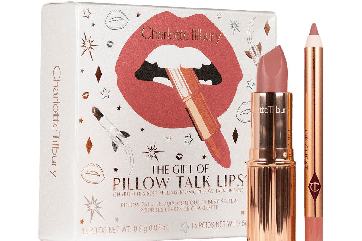 charlotte tilbury the gift of pillow talk lips