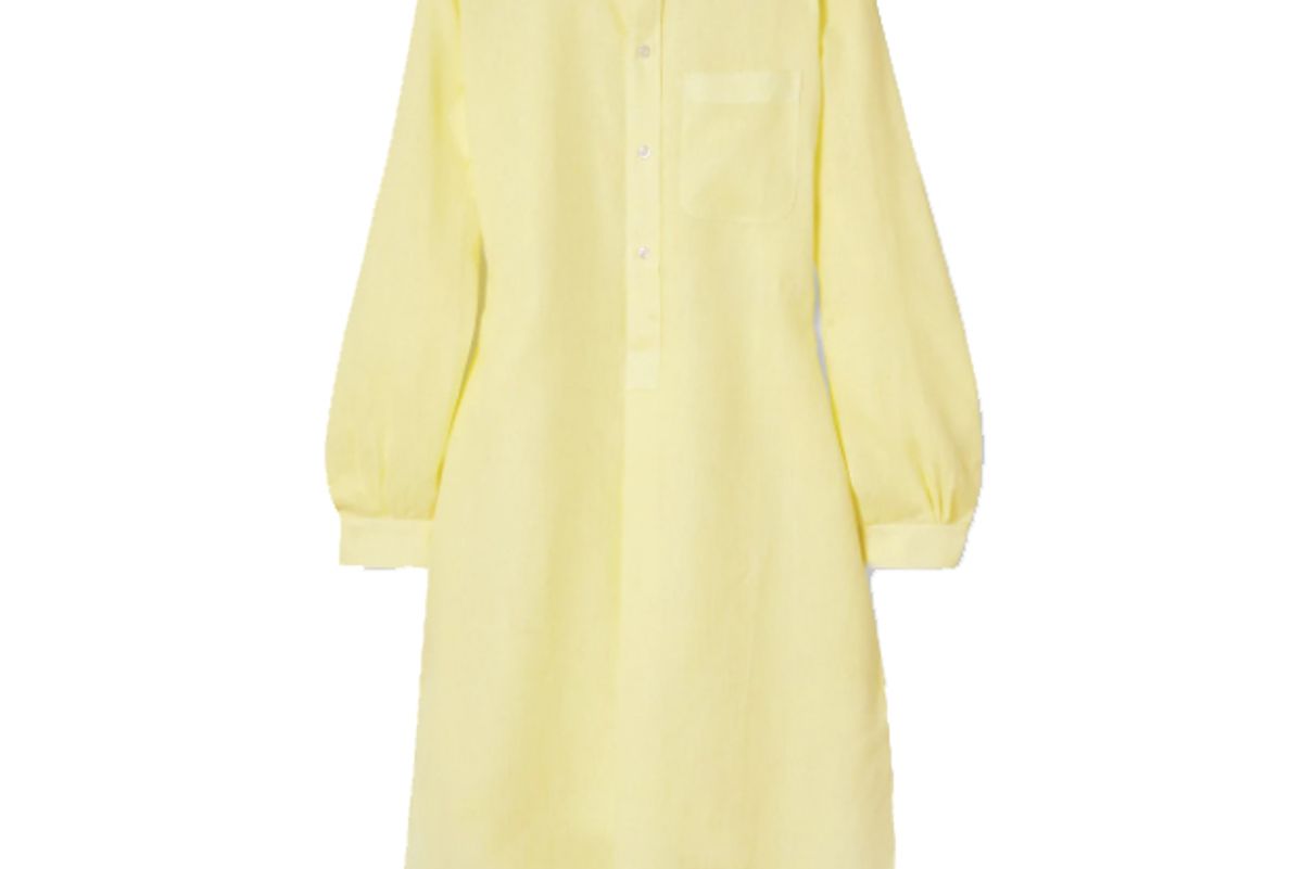 charvet elysee oversized linen nightdress