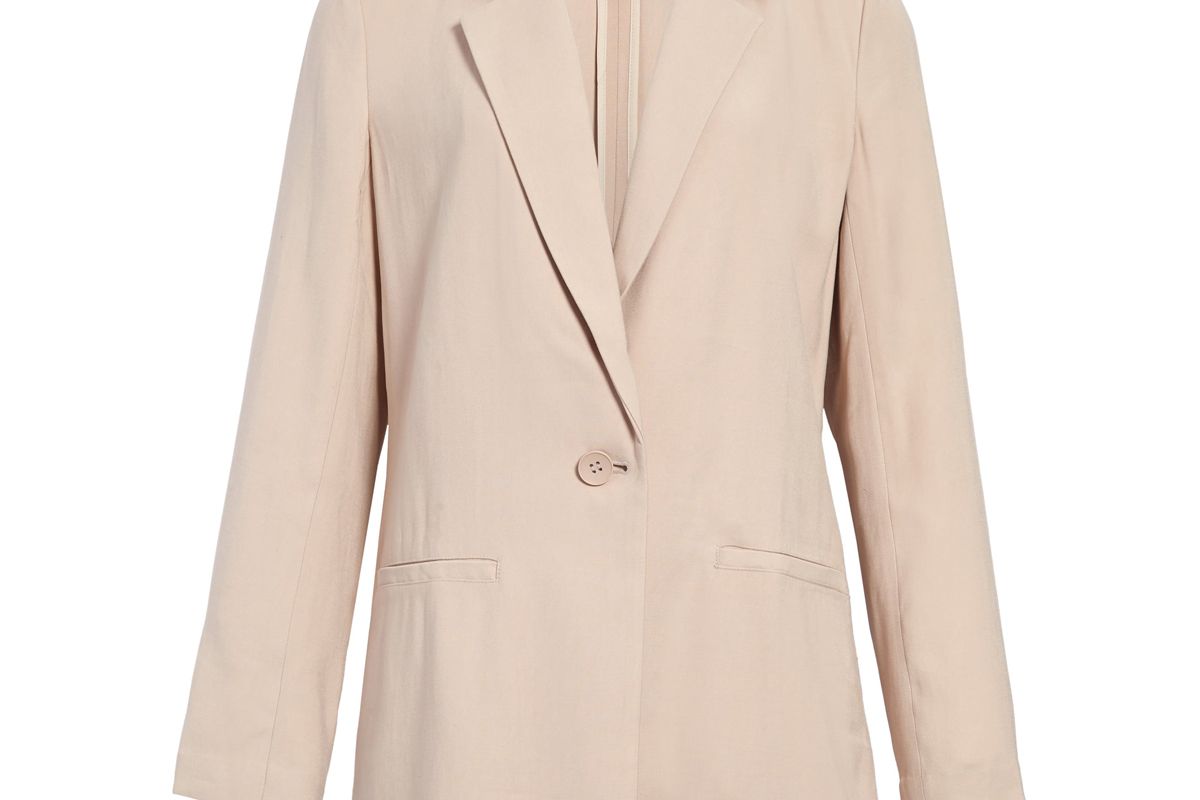 chelsea28 front button blazer