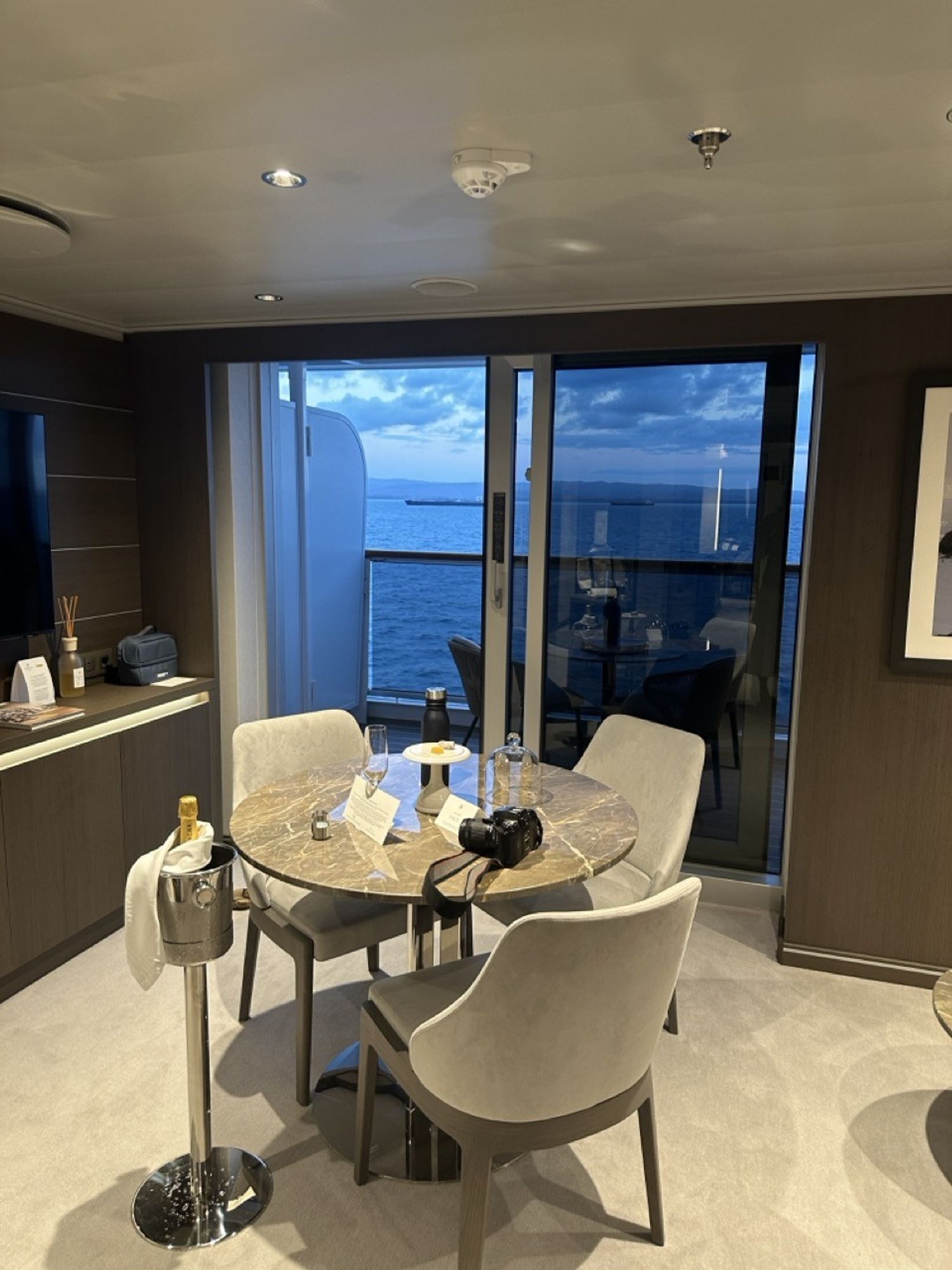 chic cruise cabin
