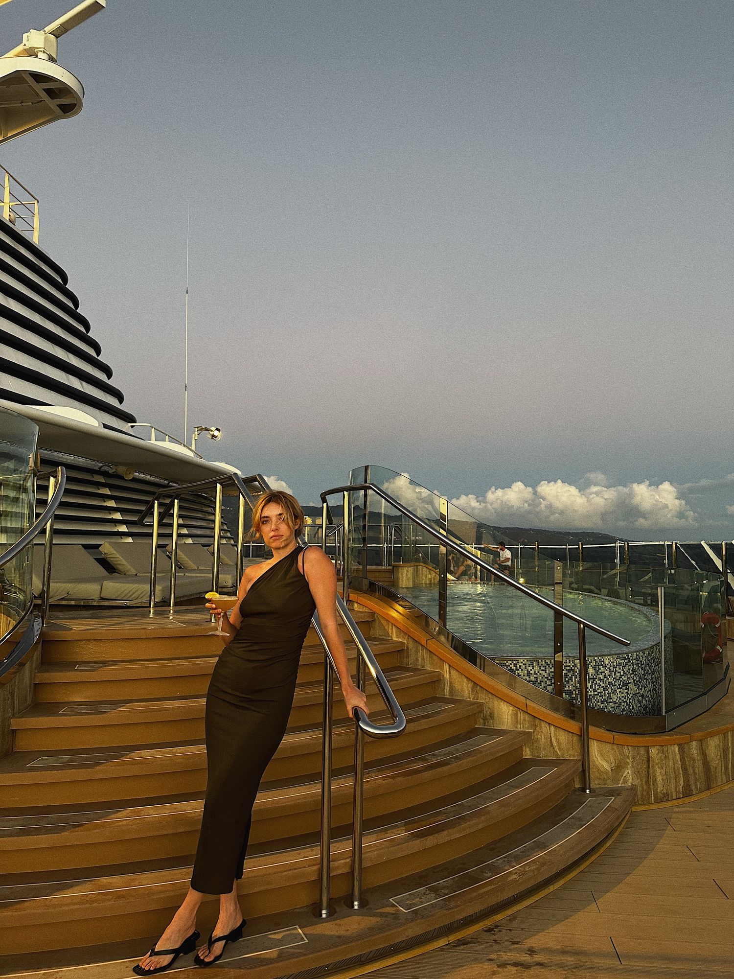 chic cruise deck shot