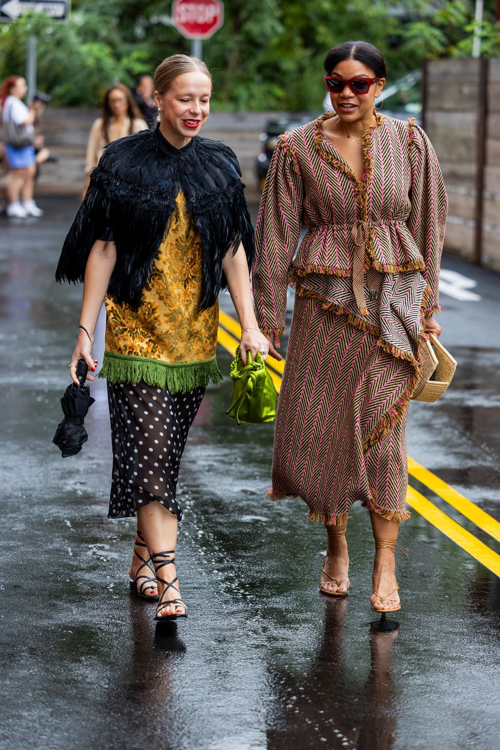 Chloe King and Sherri McMullen at New York Fashion Week SS24