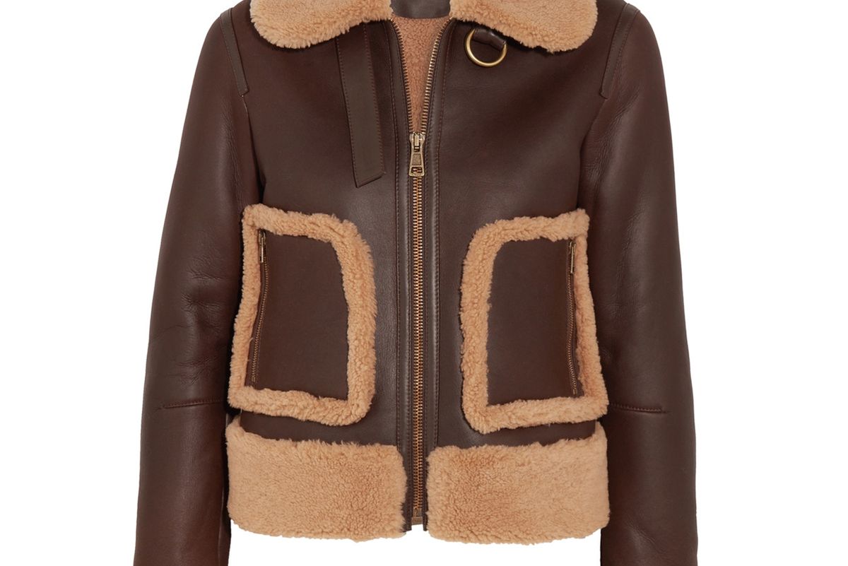 Shearling and Leather Jacket