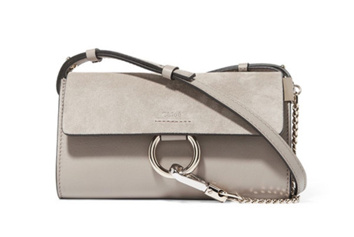 chole faye mini leather bag