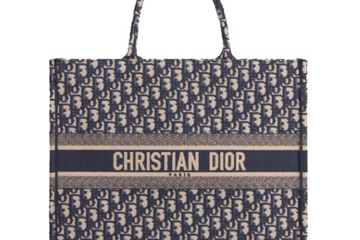 christian dior book tote