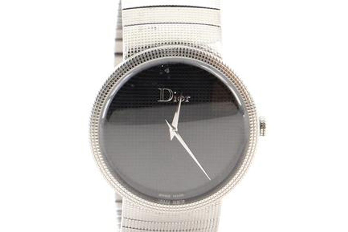 christian dior la d de dior quartz stainless steel 38 watch