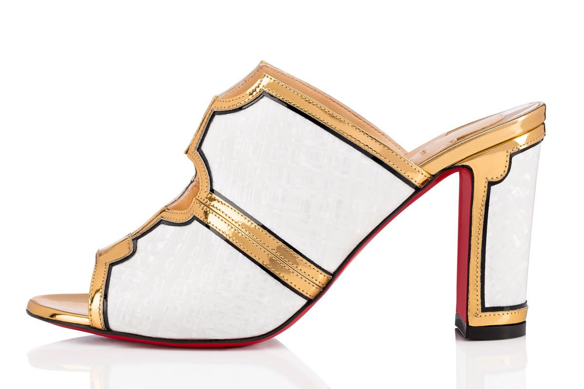 christian louboutin interior mule