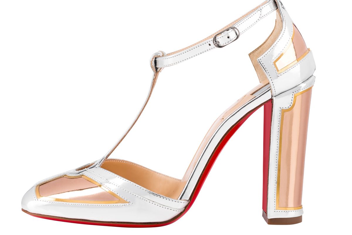 christian louboutin interior strap pump