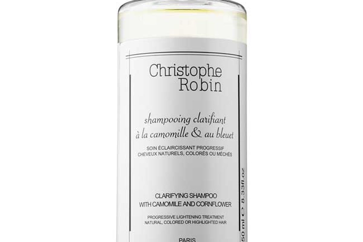 christophe robin clarifying shampoo with chamomile and cornflower