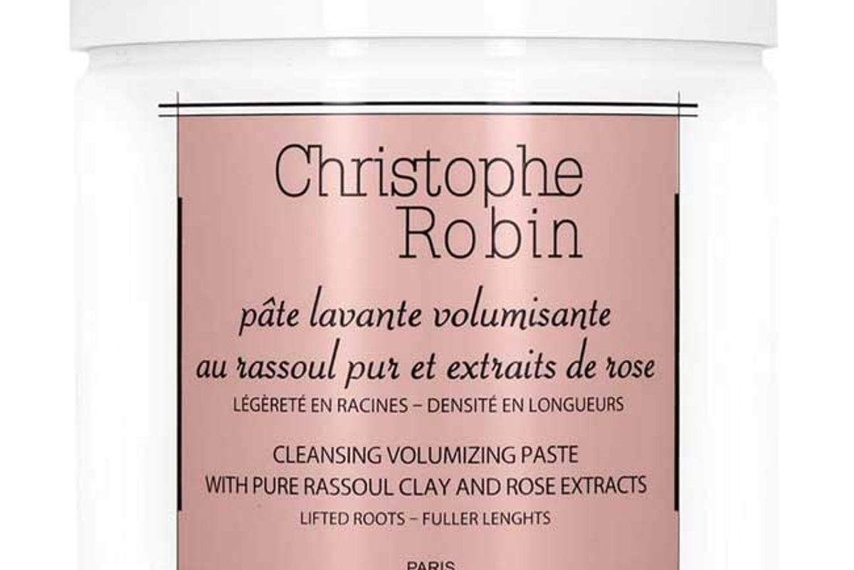 christophe robin cleansing volumizing paste with pure rassoul clay and rose extracts 250ml