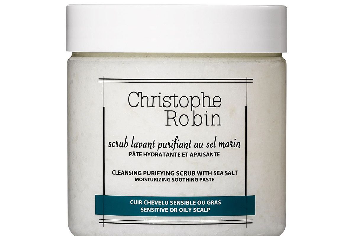 christophe robin purifying scalp scrub with sea salt