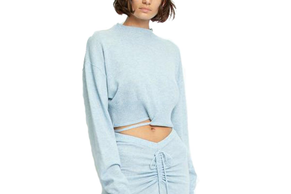 christopher esber oversize crop tie knit