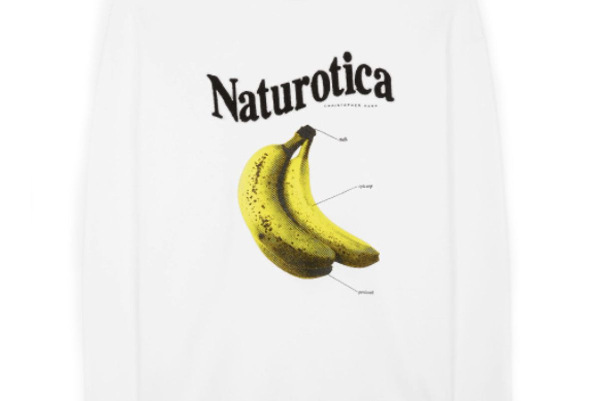 christopher kane banana sweatshirt