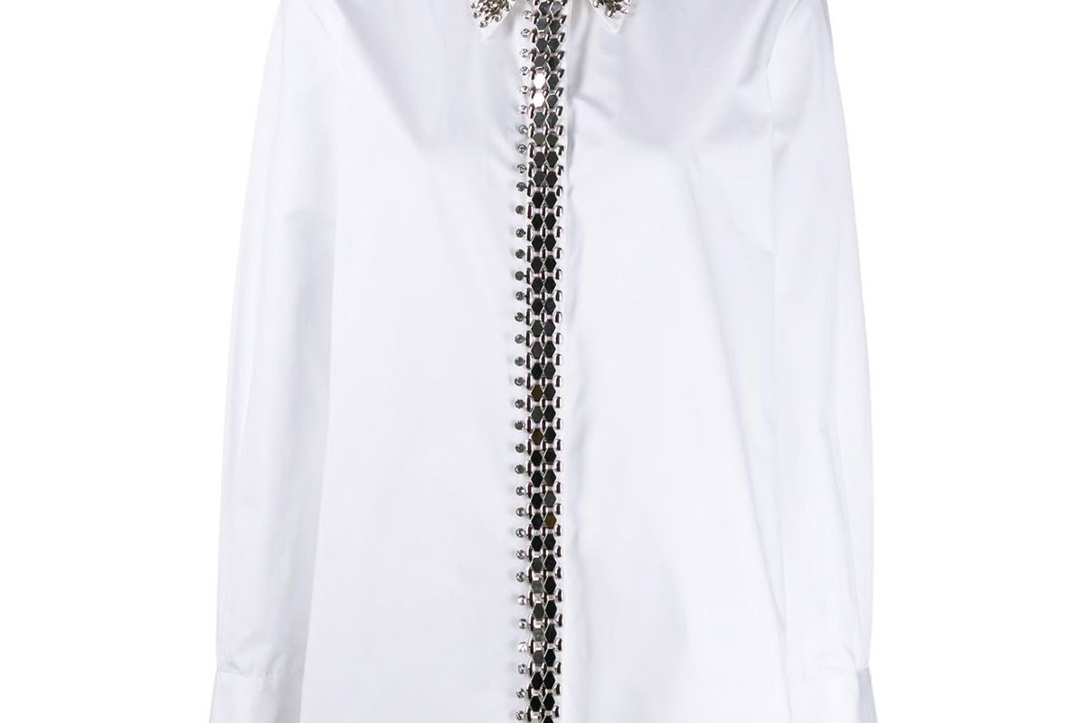 christopher kane chain shirt