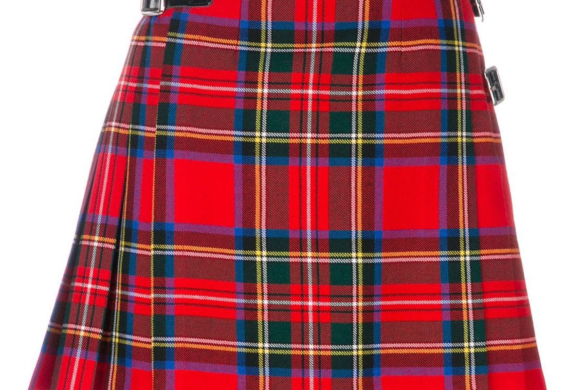 christopher kane royal stewart tartan mini kilt