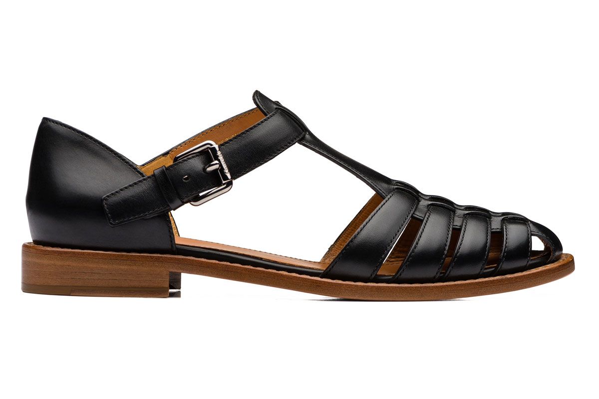 churchs kelsey prestige calf leather sandal
