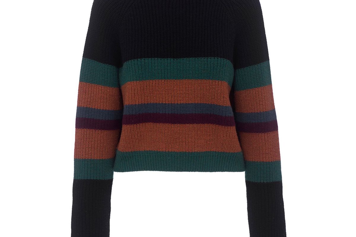 The Adam Sweater in Multi Stripe