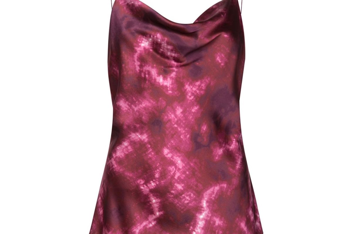 cinq a sept tie dye camisole top