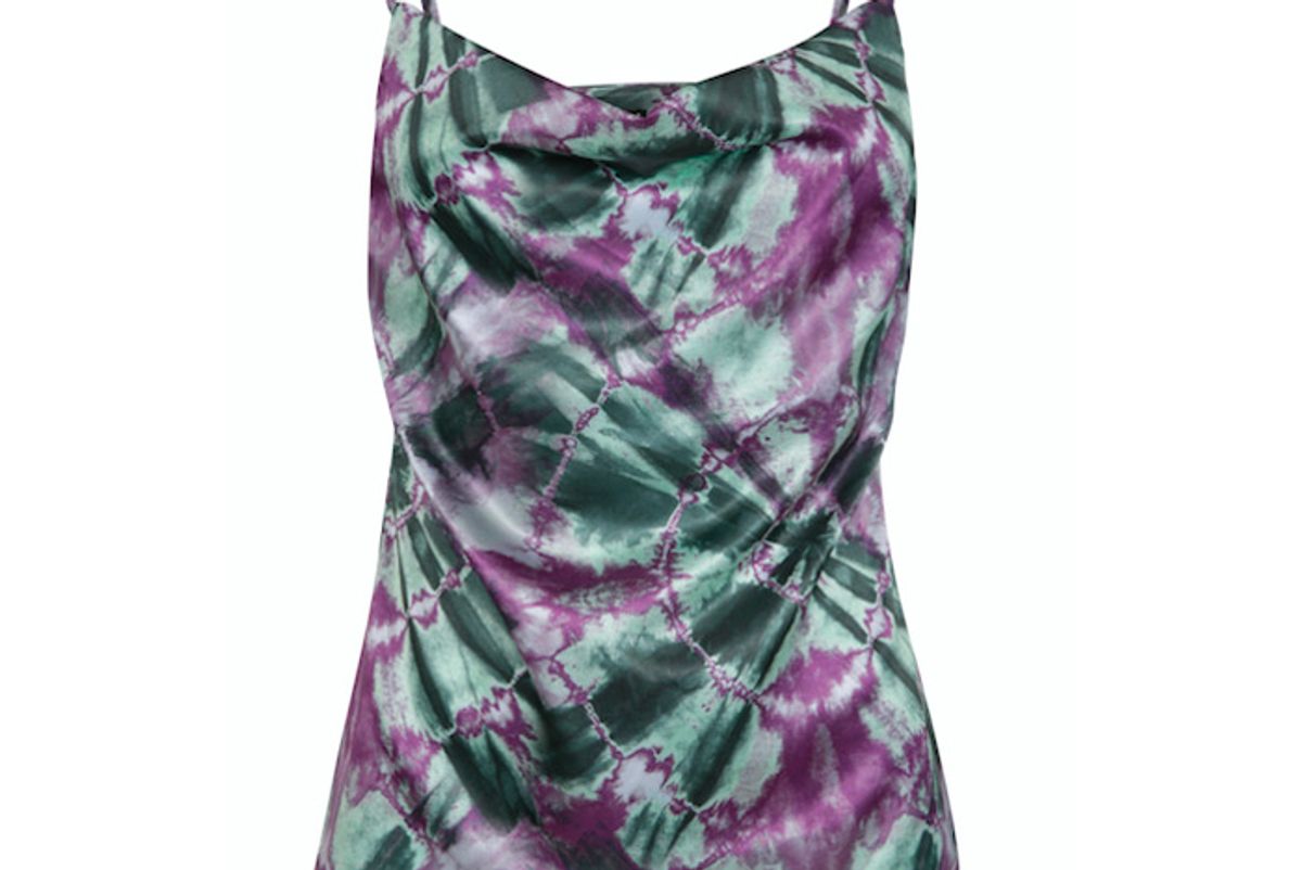 cinta the label intuition print tie dye slip top