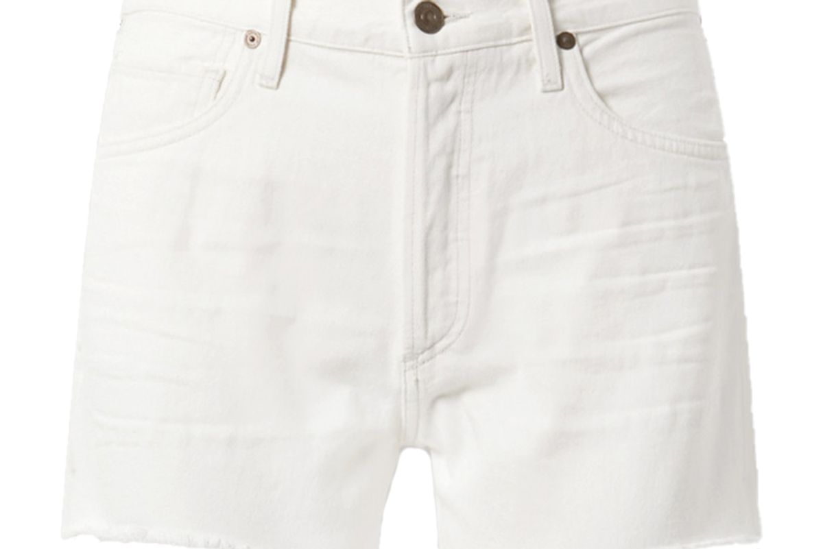 citizens of humanity marlow distressed organic denim shorts