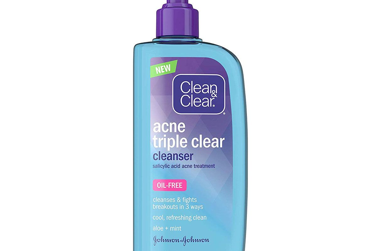 clean and clear acne triple clear facial cleanser salicylic acid